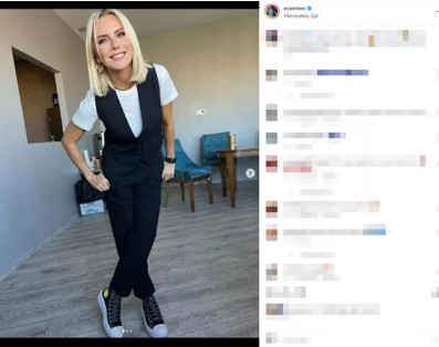 Ece Erken'den takipçisine sert cevap!
